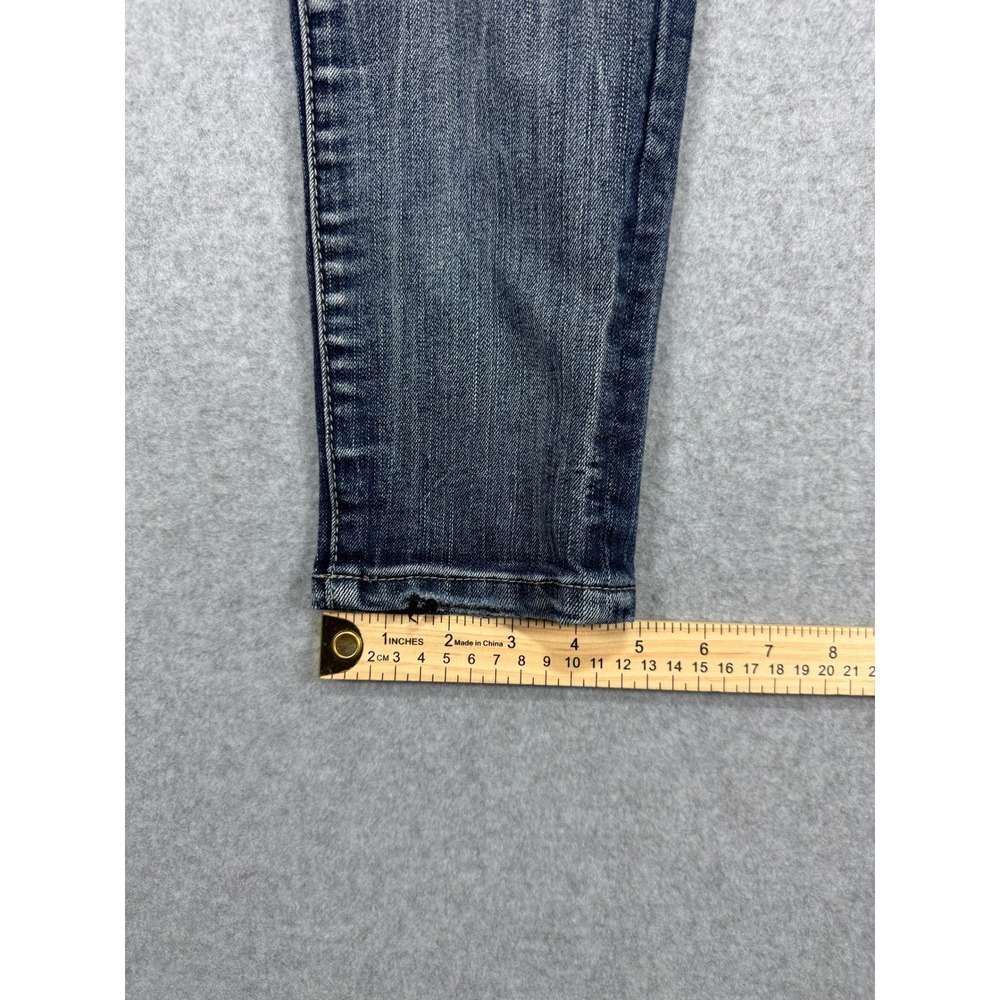 Buckle Black Fit No. 53 Skinny Jeans Womens 28x32 Distressed Blue Denim BBW5501 - Picture 9 of 11